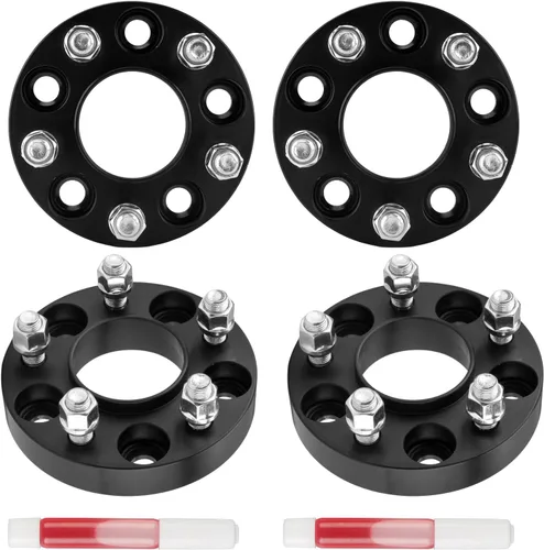 Vista 85 de PHILTOP 4x100 1.25" Espaciadores de rueda para Yaris, 2 piezas de espaciadores de rueda centrados en buje con 54.1mm de diámetro interior del buje