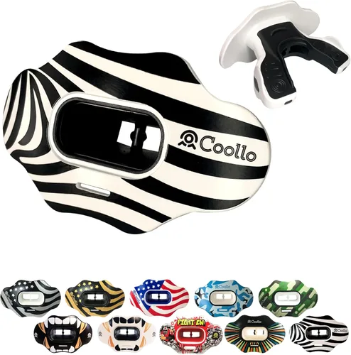 Vista 20 de Protector bucal MAXX/Might Football y deportes de alto impacto para adultos y jóvenes (correa incluida)