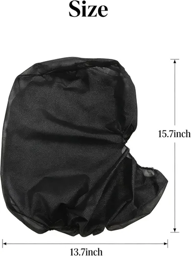 Vista 8 de ZMDREAM Disposable Hoods Bouffant Caps Full Face Hair Covers Polypropylene Hair Net Beard Cover Combo