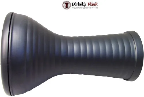 Vista 2 de La Darbuka Doumbek de Estilo Egipcio de 17 Pulgadas de Zaza Percussion (Negra)