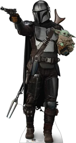 Vista 38 de Gráficos avanzados Star Wars: El mandalorian tamaño real cartón recorte Standups