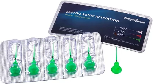 Easyinsmile Activador endodóntico dental extremidades material flexible suave del polímero que nunca rompe el archivo (verde)