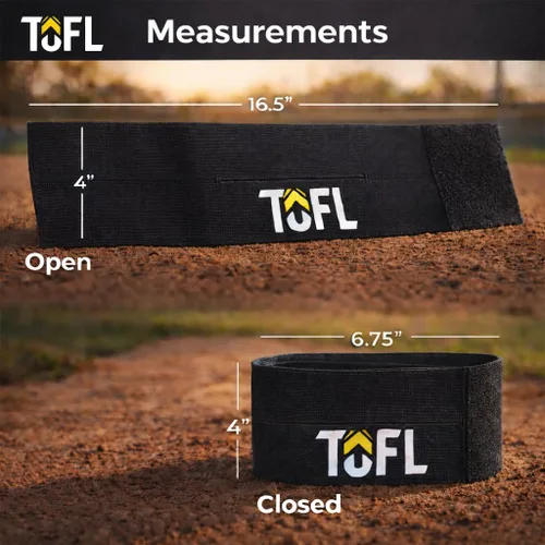 Vista 6 de TOFL Baseball Glove Wrap Band for Mitt Shaping Elastic Strap with Adjustable Closure for Pocket Forming & Storage Youth & Adult Softball Mitt