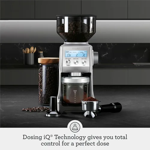 Vista 2 de Molinillo de granos de café Breville The Smart Grinder Pro, Acero inoxidable pulido