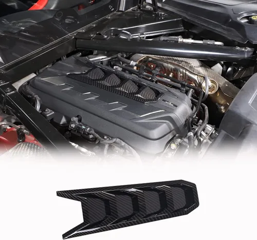 Vista 9 de Cubierta de protección para el compartimento del motor, panel de cubierta de carcasa compatible con Chevrolet Corvette C8 2020-2025, decoración