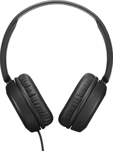 Vista 5 de JVC Auriculares ligeros en la oreja con sonido potente, control remoto integrado y micrófono para teléfonos inteligentes, HAS31MB (negro), mediano