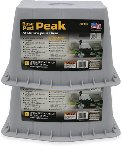 Vista 9 de Stromberg Carlson JBP-813.1 Base Pad Peak – Gato de tijera – Gato de puñalada – Soportes de gato – Gato de remolque – Bloque de remolque