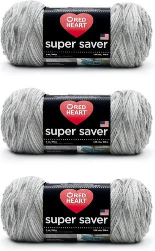 Vista 21 de Red Heart Hilo Super Saver, paquete de 3, tonos verdes, 3