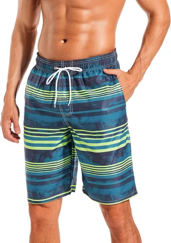 Vista 2 de SILKWORLD Traje de baño para hombre, de secado rápido, con forro de malla