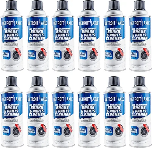 Vista 9 de Detroit Axle - Botella limpiadora de piezas de freno sin cloro 10oz Spray de alta potencia - 1 juego