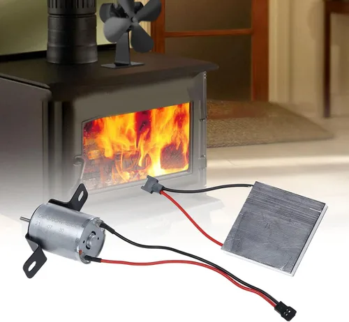 Vista 4 de Grupos electrógenos de ventilador de chimenea, motores de ventilador termodinámico para el hogar, kits de motor de espera para ventilador