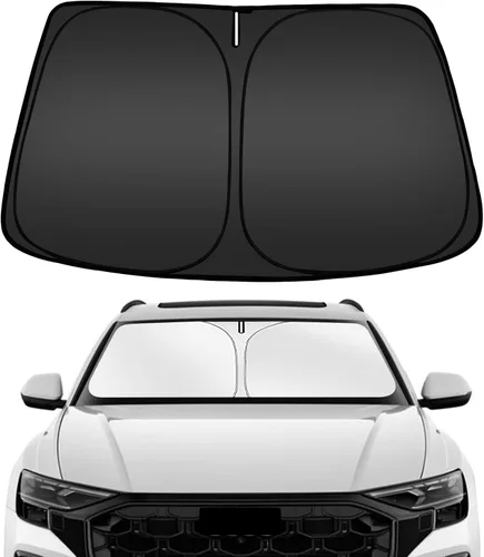 Vista 126 de ARISMOTOR Parasol para parabrisas para BMW X3 2018-2025, ajuste personalizado plegable, protector de parasol y visera solar para ventana delantera