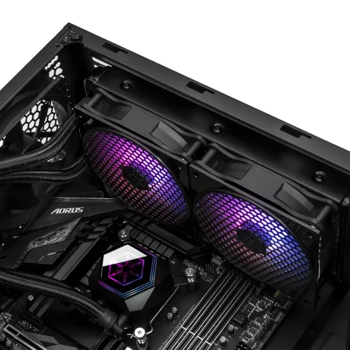 Vista 5 de Silverstone Technology SST-FF121B-USA-2Pack - Filtro de ventilador (4.724 in) con rejilla de panal