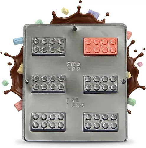 Vista 4 de Building Block Pieces Chocolate Candy Mold 1344