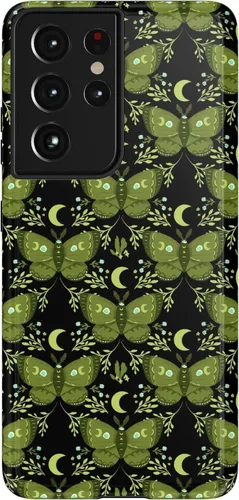 Vista 71 de Casely Funda para Galaxy S9 Postura de cadáver Yoga de esqueleto Diseño protector delgado esencial de doble capa