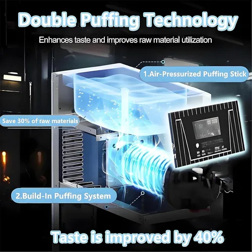 Vista 6 de Commercial Ice Cream Maker for Home, Countertop Ice Cream Maker 2.5L/3.5L Capacity, with Auto Clean Function Produces 80-100 Sticks Per Hour