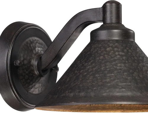 Vista 2 de Minka Lavery Lámpara de pared al aire libre 8101-A138-L Kirkham Aluminio Dark Sky Exterior LED Wall Lantern, bronce