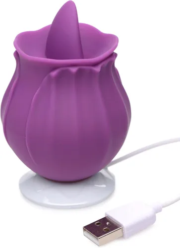 Vista 6 de Bloomgasm Wild Violet 10X - Estimulador de silicona para lamer clítoris