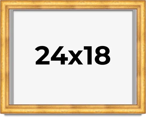 Vista 264 de Caja de sombra de 5 x 5 pulgadas, marco de exhibición biselado de hoja dorada Madera maciza 1.75 pulgadas de profundidad 1.75 pulgadas