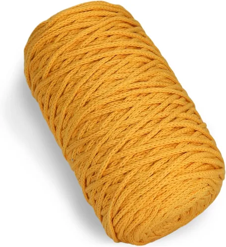 Vista 22 de SIMEIQI 200g de hilo de algodón hueco para tejer y ganchillo, hilo redondo de tela para bolso de mano DIY, cesta de mano, cojín, bolsa de ganchillo
