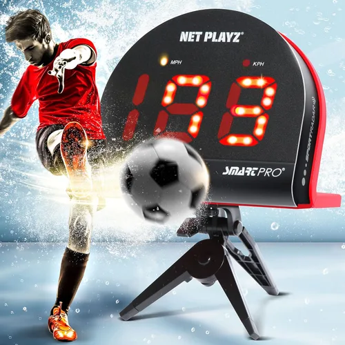 Soccer Gifts Speed Radar - Medición de velocidad de disparo-detección de potencia, sensores de pistola de radar deportiva (manos libres) | Ayudas de