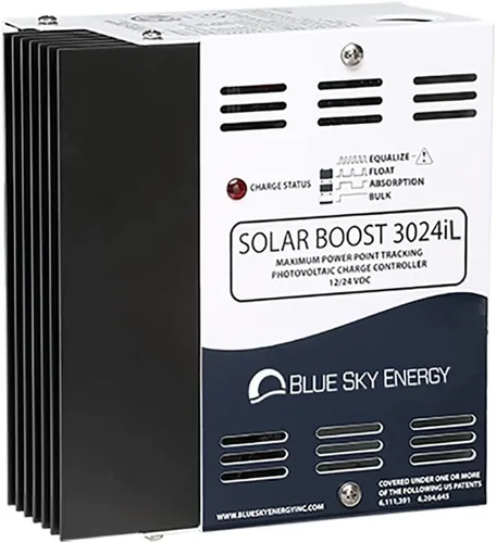 Solar Boost SB3024iL MPPT Controlador de carga 40A/30A, batería de 12V/24V. Salida auxiliar para carga de batería dual o salida de carga LVD de 20 A