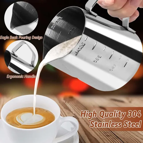Vista 3 de Juego de 22 piezas de compactador para café, kit de accesorios para barista de espresso, con compactador de espresso de 51 mm, herramienta WDT
