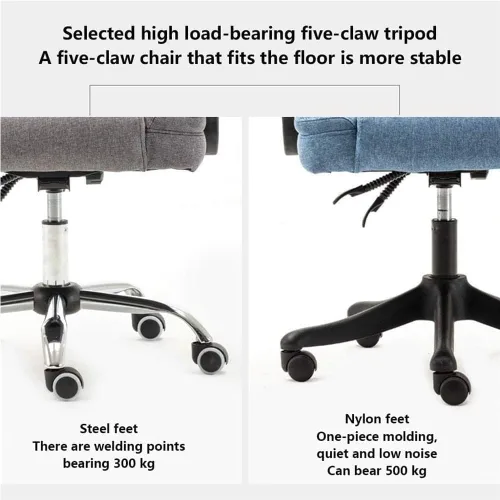 Vista 4 de Big and Tall Executive Office Chair Heavy Duty 200LBS Capacity Wide Seat Ergonomic High Back Desk Chairs with Adjustable Footrest PU Leather Comfort