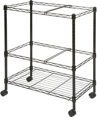 Lorell Carrito de archivo de alambre móvil LLR45650