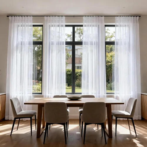 Vista 20 de Cortinas plisadas con aspecto de lino negro de 84 pulgadas de largo, 2 paneles de cortinas y cortinas de filtro de luz con textura rústica, cortina