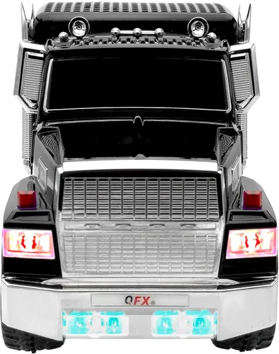 Vista 7 de Replica de altavoz Bluetooth para camión (BT-1985), recargable con luces LED, emparejamiento TWS, radio FM, reproducción USB/TF, entrada AUX