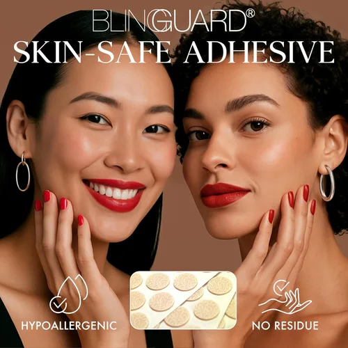 Vista 4 de BlingGuard BlingDots - Fabricado en Estados Unidos - Soporte de lóbulo de aretes y discos estabilizadores para aretes caídos, levantamiento