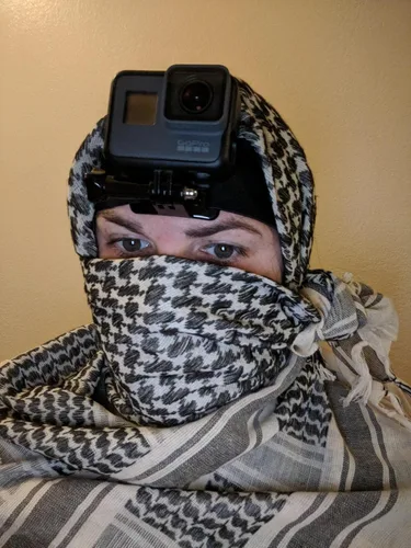 Vista 4 de Explore Land Shemagh o mascada táctica de algodón.