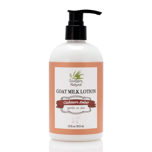 Southern Natural Loción de leche de cabra – Hidratante nutritivo para rostro, cuerpo y manos para piel seca y sensible – Crema hidratante, cuidado
