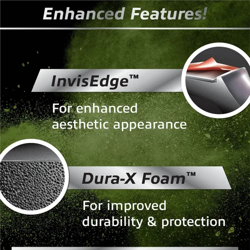 Vista 4 de EZ Flares XL - Fender Flares PRO - Extensión de guardabarros universal de goma espuma flexible original EZ Lip Offroad de 2 pulgadas