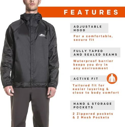 Vista 3 de Grundéns Weather Watch - Chaqueta de pesca con capucha