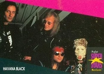 Havanna Black trading Card (Musicians) 1991 Proset Musicards Super Stars #312