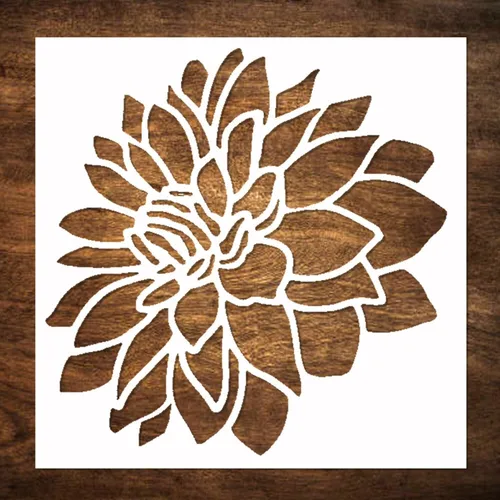 Vista 13 de Plantilla grande de diente de león – Plantillas de flores para pintar sobre madera – Plantillas para manualidades reutilizables en lienzo, papel