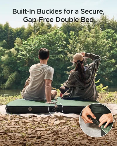Vista 10 de Acacia 4" Thick Self Inflating Sleeping Pad with Foam, Innovative Y-Shaped Telescopic Structure, Ultraportable Camping Air Mattress with Pump Sack