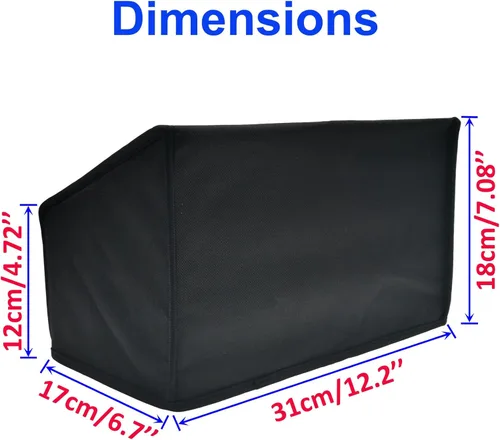 Vista 3 de Protector antiestático impermeable de tela de nailon para Fujitsu ScanSnap iX500 / iX1400 / iX1600 Color Duplex Image Scanner para Mac o PC