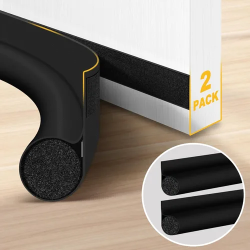 Vista 13 de Tope de Corriente de Puerta HomeProtect de 76 cm, Cinta de Clima con Adhesivo Fuerte para Protección Esencial del Hogar en Dormitorio para Espacios