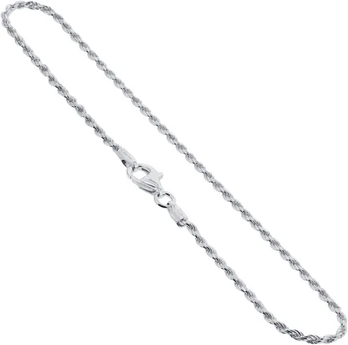 Vista 5 de Gem Avenue Tobillera de plata de ley 925 para mujer con un cierre seguro de langosta y cadena de pie de cuerda de 0.069 pulgadas, elige entre