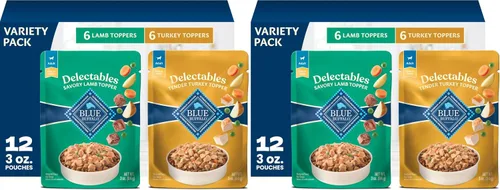 Vista 17 de Blue Buffalo Delectables - Cubrealimentos para perros sin granos de carne