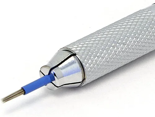 Vista 3 de Herramienta de pluma Microblading para Microblade Maquillaje Permanente Ceja Aguja Cuchilla Herramienta (Caligrafía Gruesa)