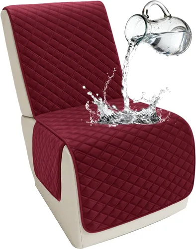Vista 42 de Arfntevss Fundas para sofá seccional reclinable para sofá seccional en forma de L, funda antideslizante lavable para sofá reclinable con forma de L