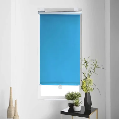 Vista 31 de Cortinas opacas de tela con ventosa, persianas enrollables inalámbricas para tragaluz, persianas enrollables, 80% opacas, gris claro, cortinas Negro