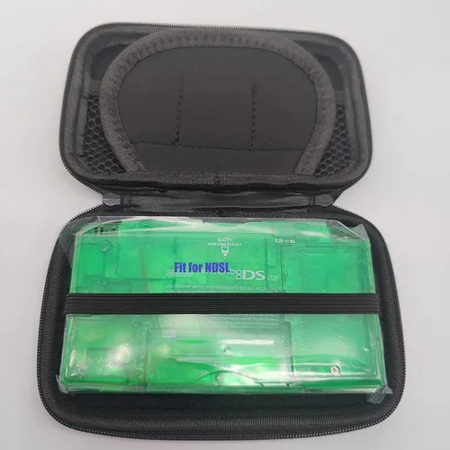Vista 4 de Funda protectora rígida de transporte de viaje para Game Boy Advance Color Pocket GBA GBC GBP Consola, bolsa de transporte para Nintendo DS Lite
