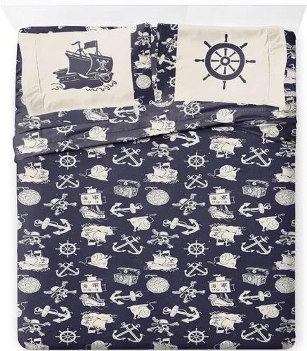 Vista 38 de Jay Franco Juego de sábanas para niños con sábanas bajeras, planas y funda de almohada, ropa de cama ultrasuave con funda de almohada