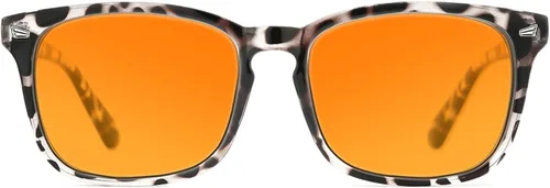 Vista 19 de TIJN - Gafas de bloqueo de luz azul - Armazón cuadrado de anteojos para estudiosos - Gafas de juego de computadora Anti Blue Ray