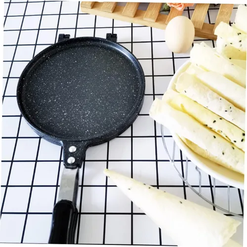 Vista 8 de BESPORTBLE Sartén para huevos, sartén para hornear de cocina, utensilios de cocina antiadherentes, cono de helado, molde para panqueques, molde